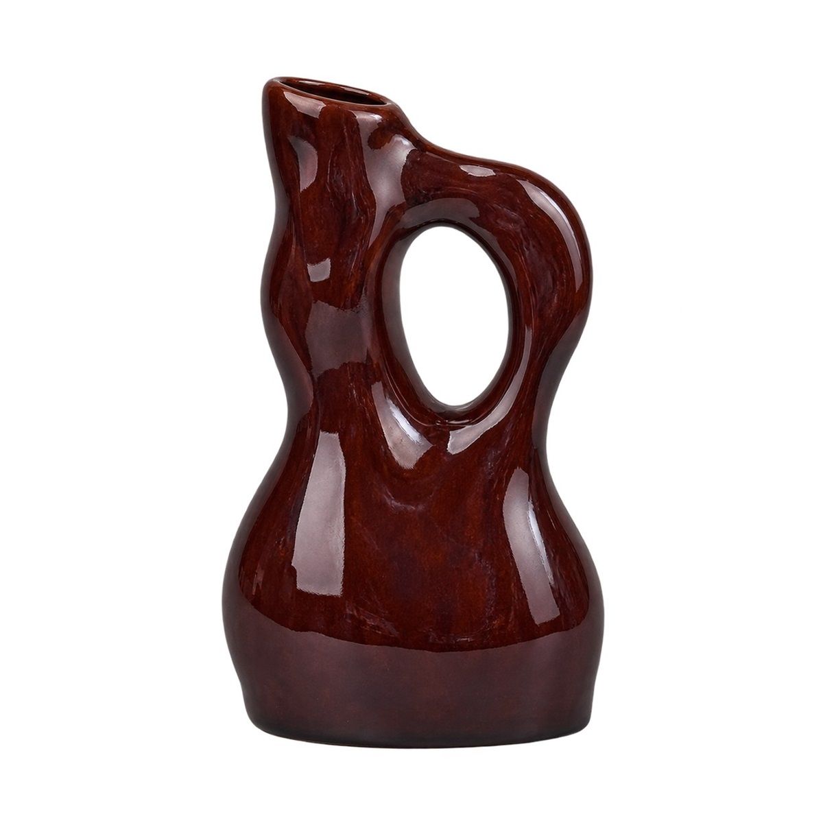 Aardewerk vaas - Museo - Chestnut