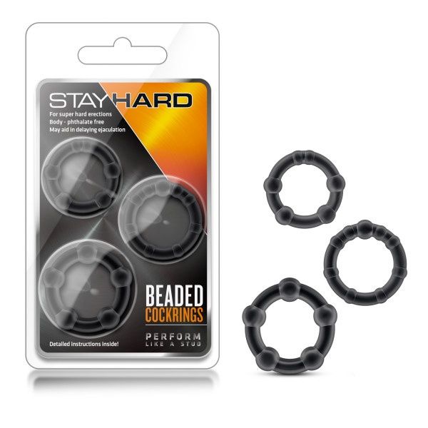 Stayhard Beaded Cock Rings