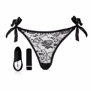 Sensuelle Pleasure Panty w/ Remote Control (Black)