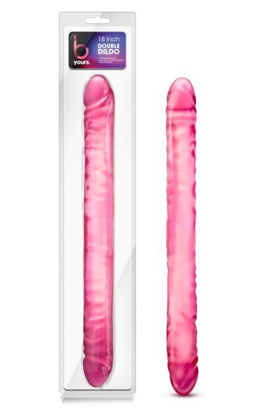 b yours Double Dildo (18", Pink)