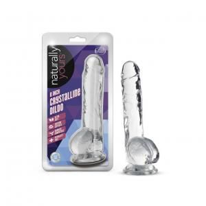 Naturally Yours 6" Diamond Crystalline Dildo