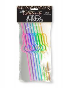 Gliteratti Silly Penis Straws