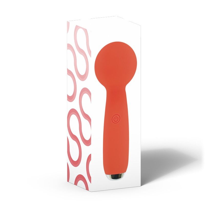 Petites Lil Exclaim Mini Wand Vibe (Orange)