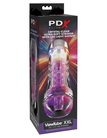 PDX ViewTube XXL See-Thru LED Stroker