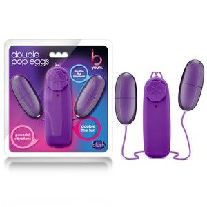 Double Pop Eggs, Colour: Plum