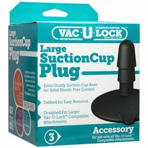 Vac U Lock Large Suction Cup (Black)