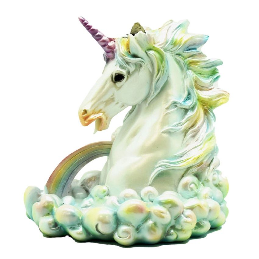 Cloud Breathing Unicorn Incense Backflow Burner