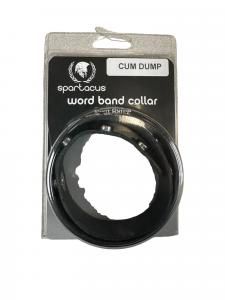 Word Band Collar: Cum Dump