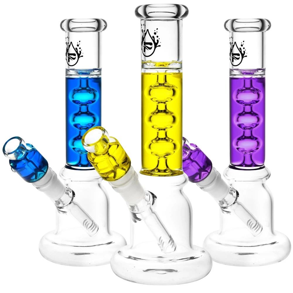 Pulsar Frost Bubbles Glycerine Glass Water Pipe (9.75", 14mm F)