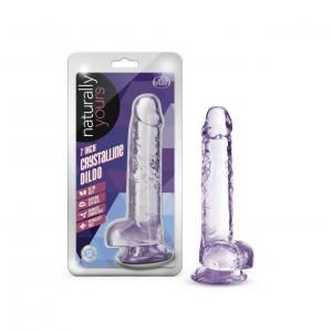 Naturally Yours 7" Amethyst Crystalline Dildo