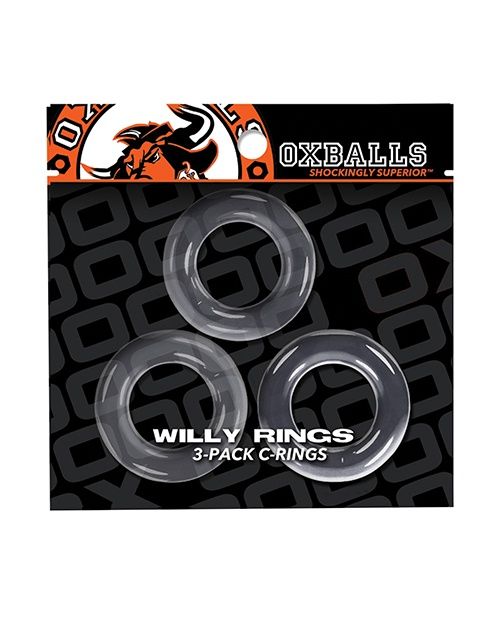 Willy Rings 3-Pack Cock Rings (White)