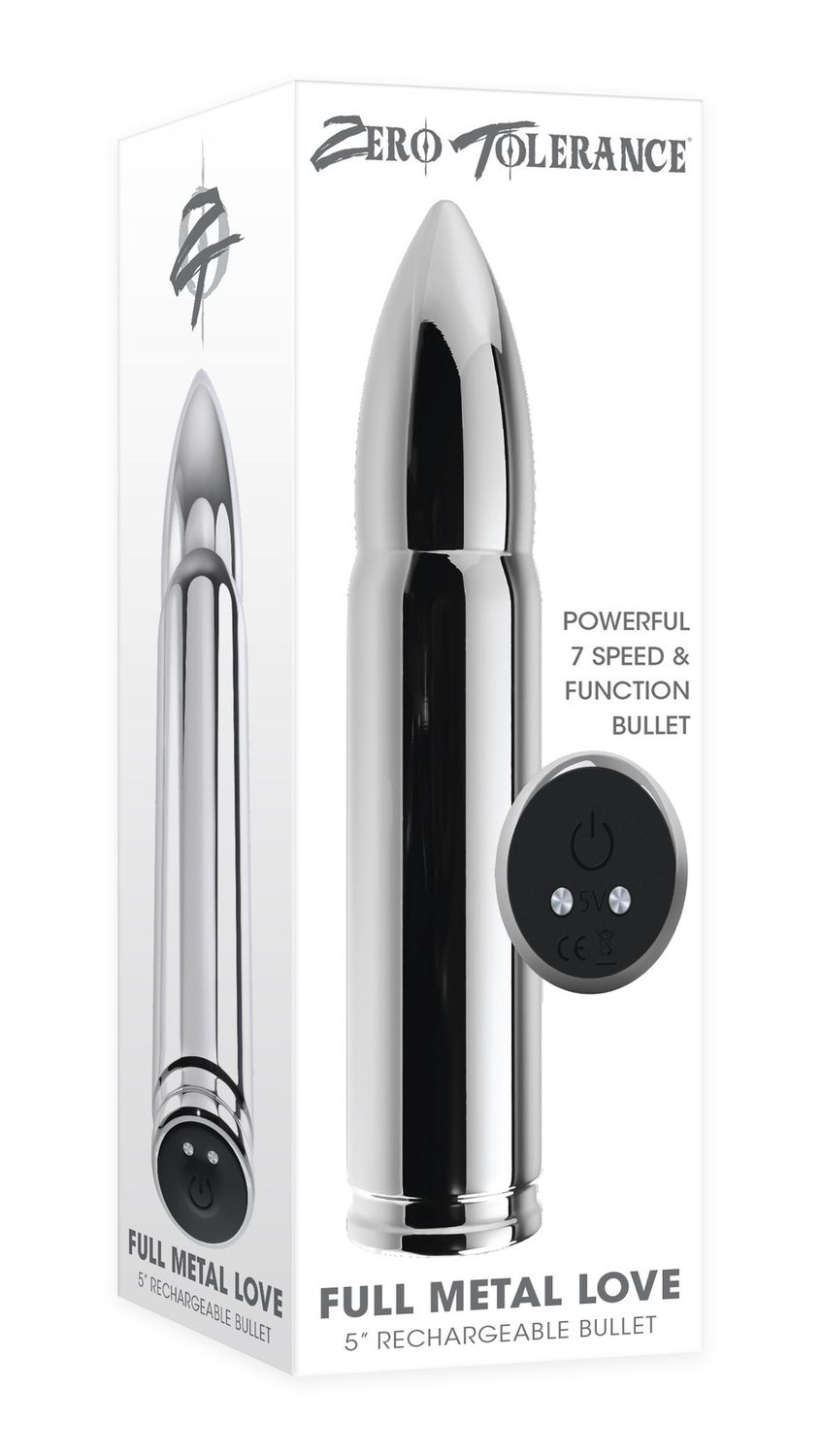 Full Metal Love 5" Rechargeable Bullet Vibe