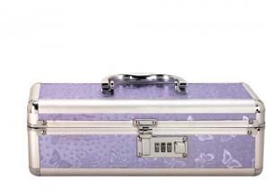 Lockable Vibrator Case (Purple, Small)