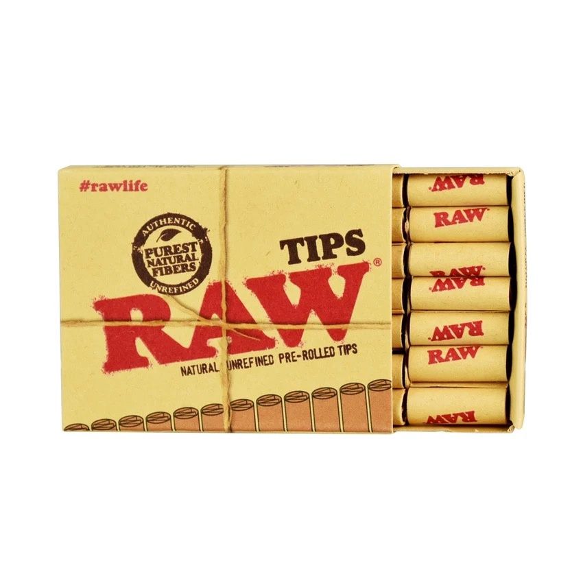 Raw Pre-Rolled Tips (Box of 21)