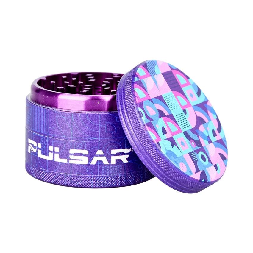 Pulsar Design Series Embellished Sides Metal Grinder (Candy Floss Funk)