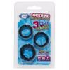 Cloud 9 Cock Ring Combo (Beaded, Black)