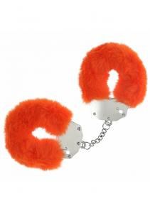 Heavy Duty Fluffy Handcuffs (Orange)