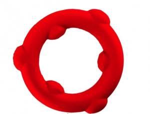 Spinner Silicone Cock Ring (Red)