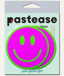 Glow In The Dark Smiley Face Pasties