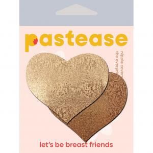 Love Liquid Rose Gold Heart Pasties
