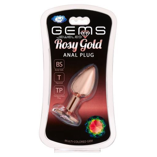 Gems Rosy Gold Anal Plug (Small)