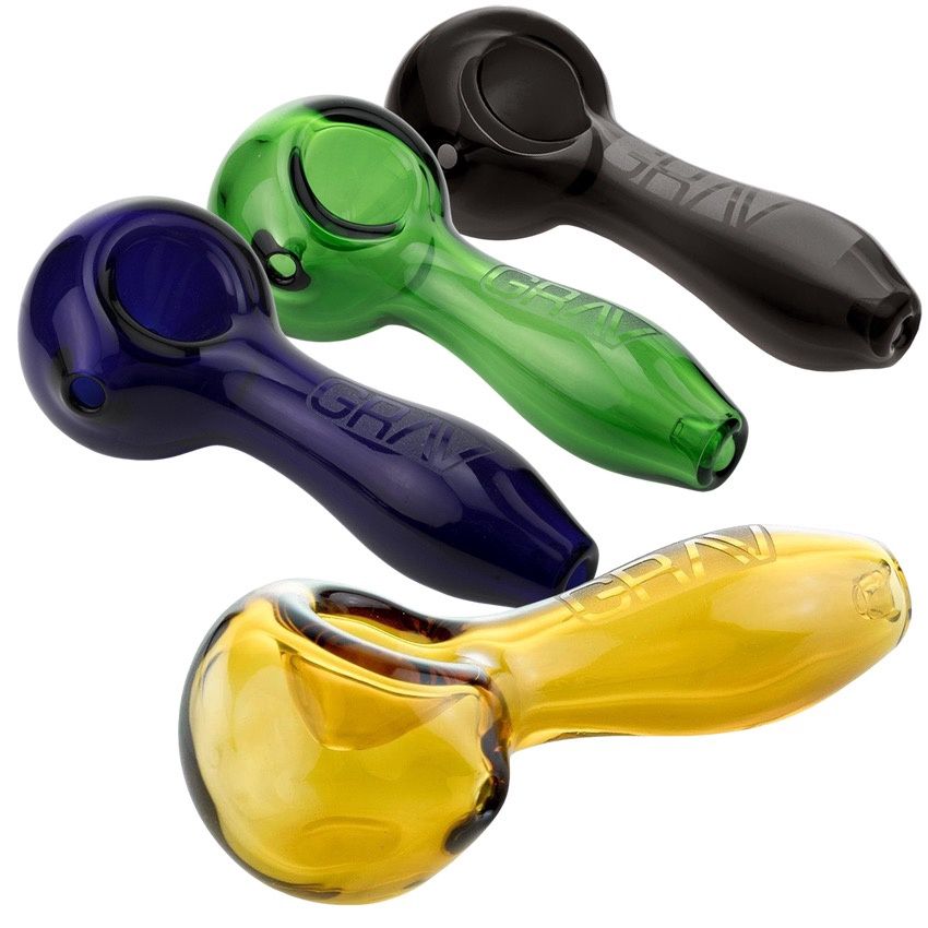 GRAV Standard Glass Spoon Pipe (4")