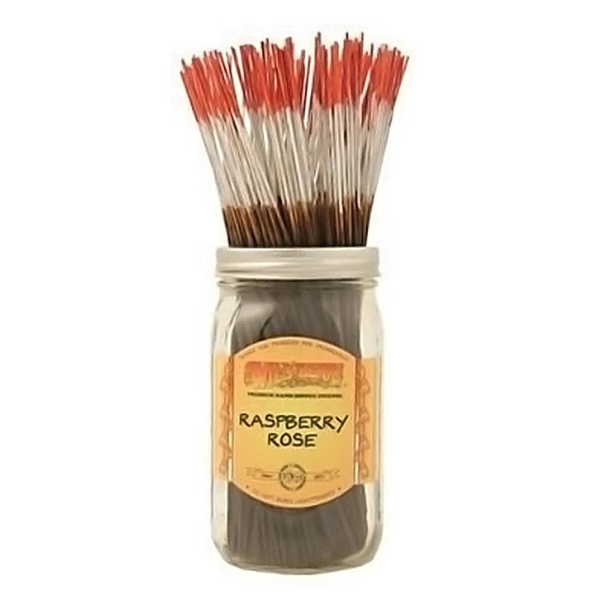 Wild Berry Incense Sticks (Raspberry Rose, 100ct)