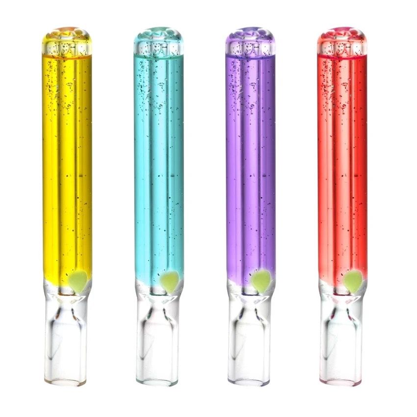 Pastel Glycerin Glass One-Hitter (4")