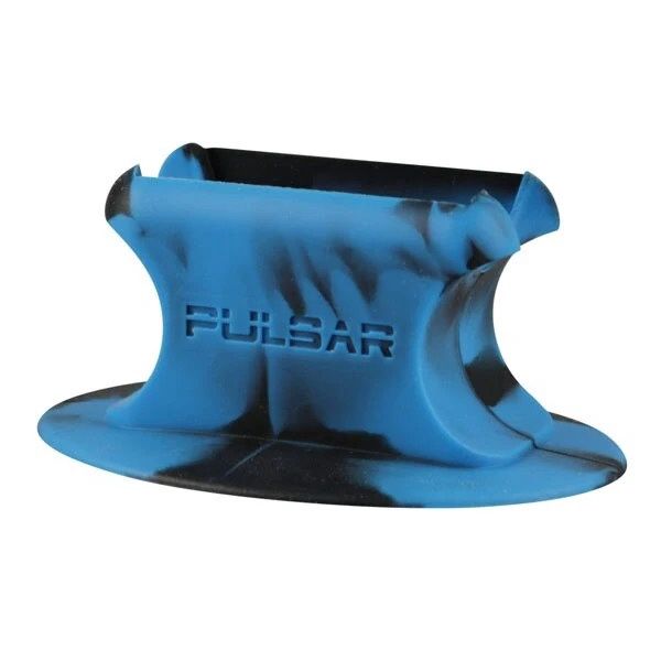 Pulsar RIP Series Dab Straw Silicone Stand (Blue/Black Swirl)