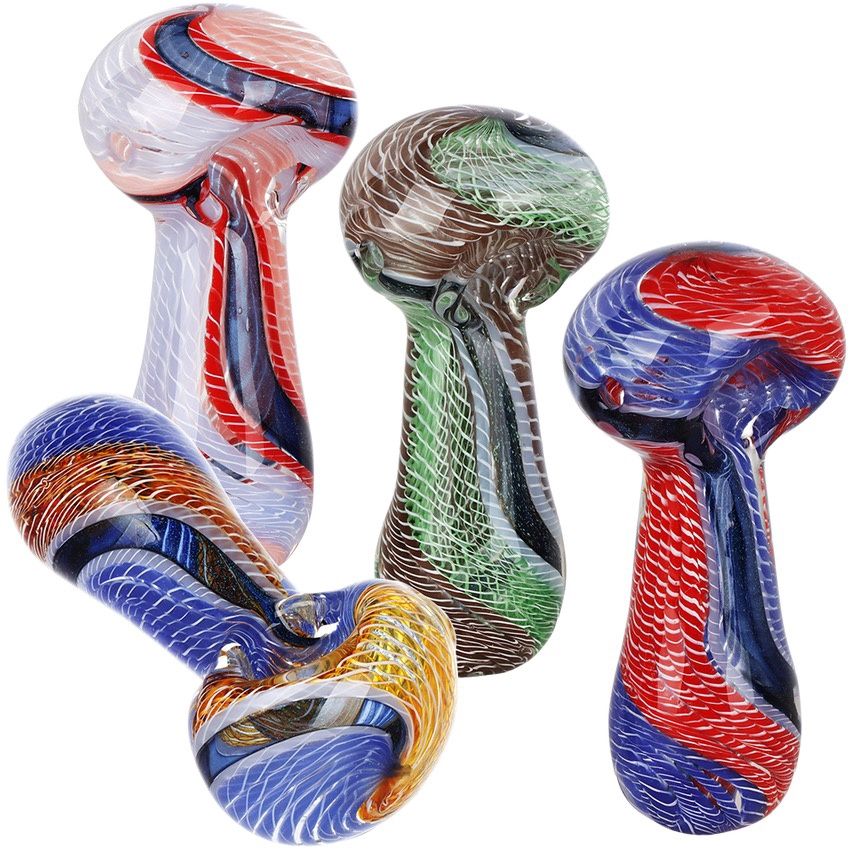 Astral Flow Deluxe Dichro Glass Spoon Pipe (3.75")