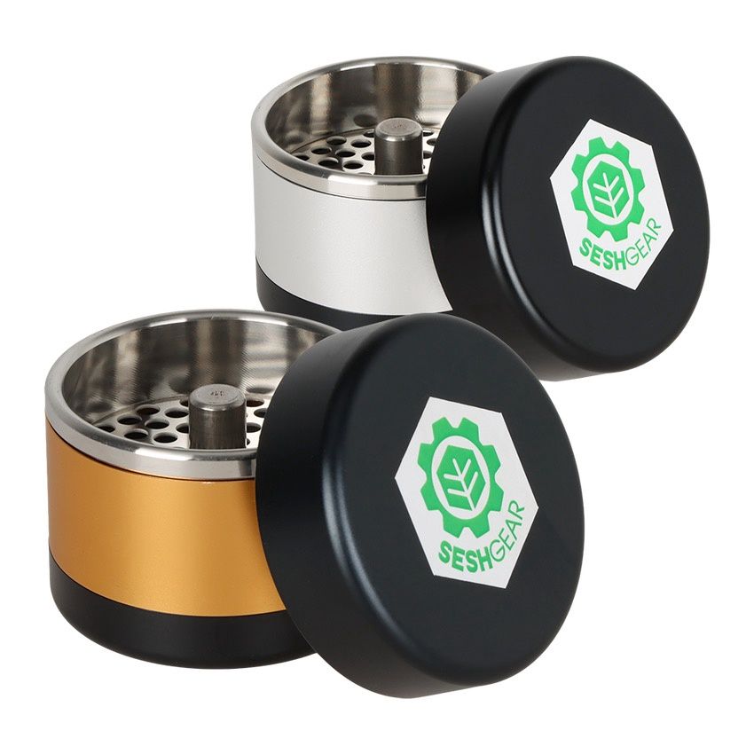 SeshGear Aluminum Manually Operated Herb Mill (2.5")