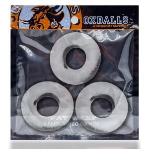Fat Willy 3-Pack Cock Rings (Clear)