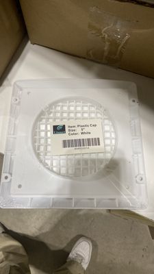 5” Plastic cap white