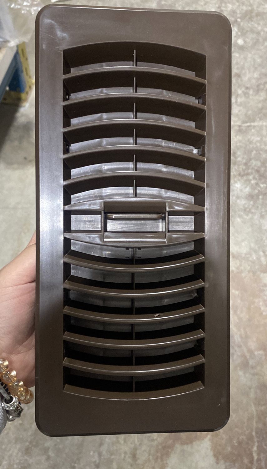 Floor Register 4x10 Brown
