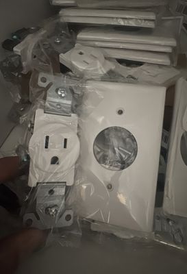 Sump Pump Outlet Plug + Plate