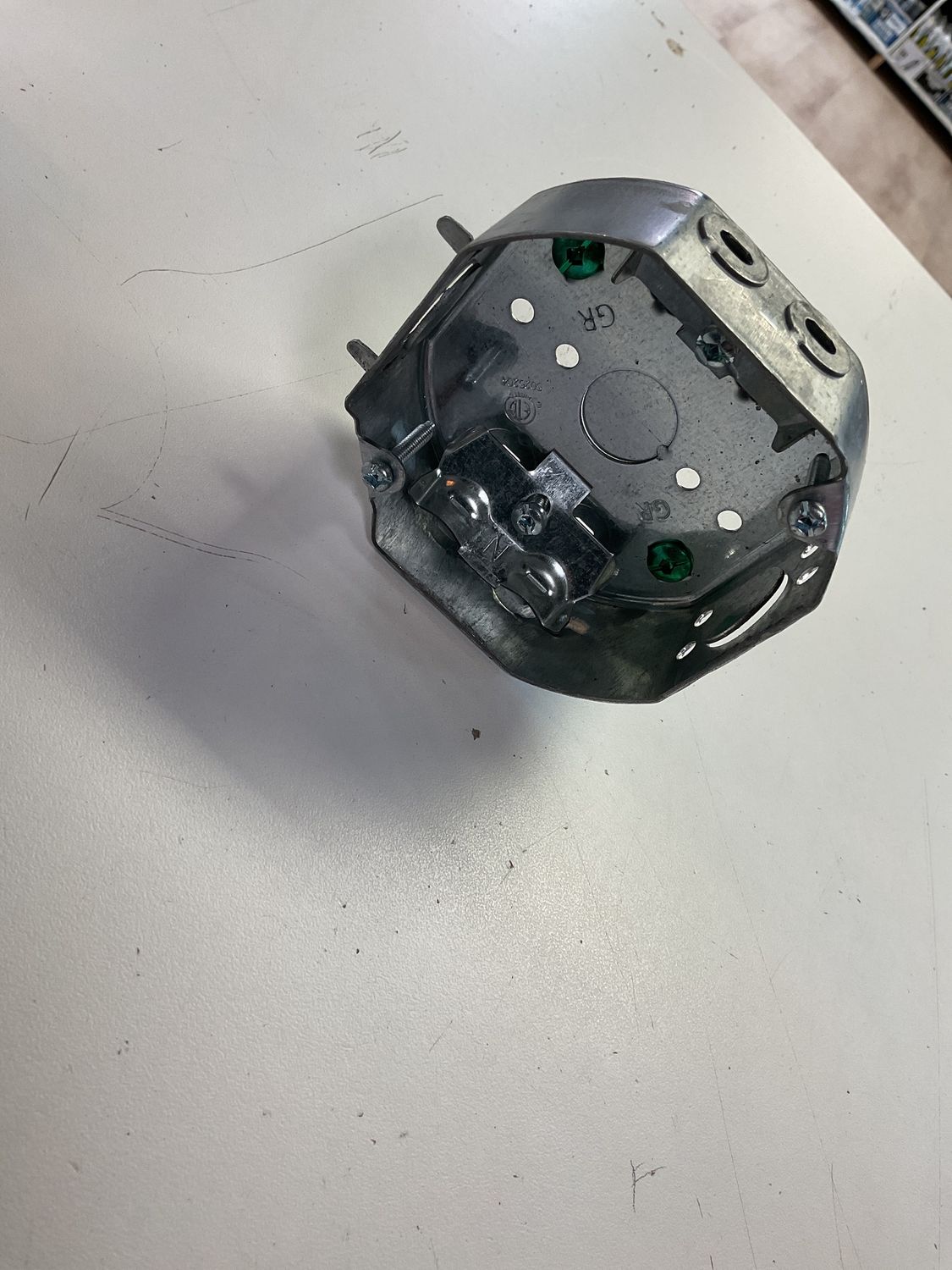 54151L  4'' Octagon Metal Box Residential