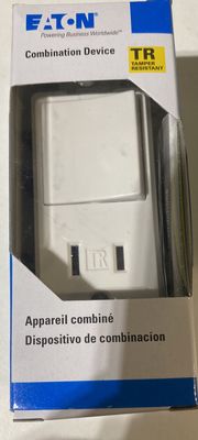 Combination Decor Single Pole Switch and Grounding Receptacle