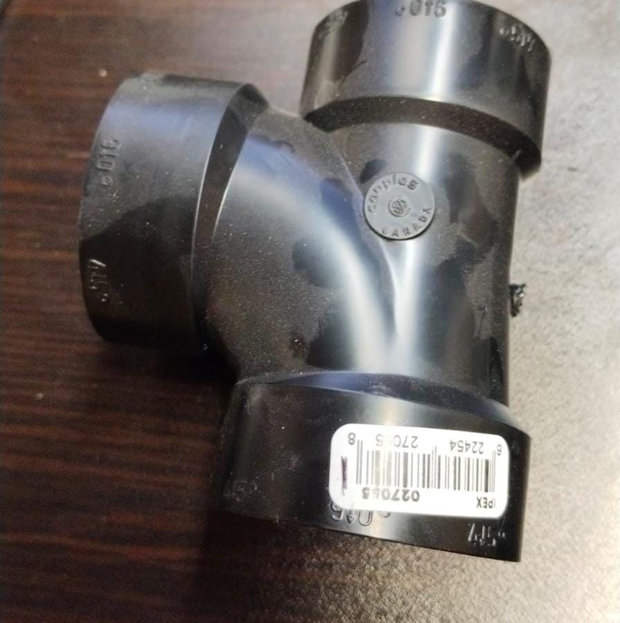 1.5  x 1 1/4 x 1.5 Stan tee HHH