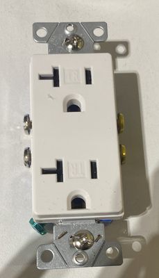 Decorator Duplex Receptacle 20AMP