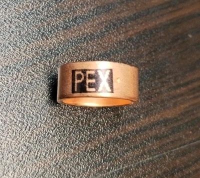 1/2" Copper PEX Crimp Ring