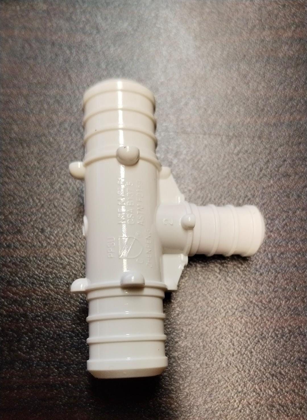 3/4" x 3/4" x 1/2" Poly-Alloy PEX TEE