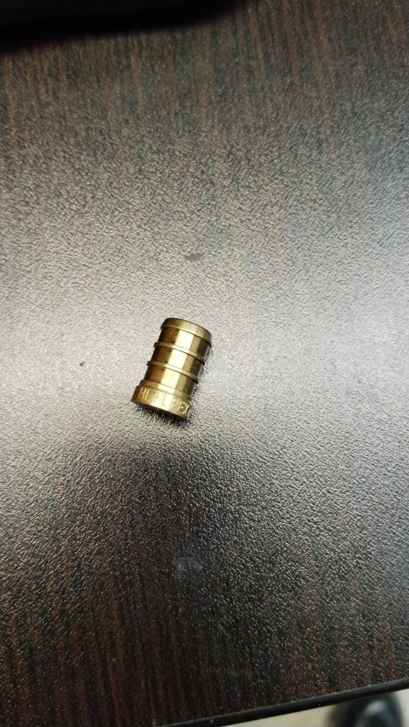 1/2" Brass PEX Plug