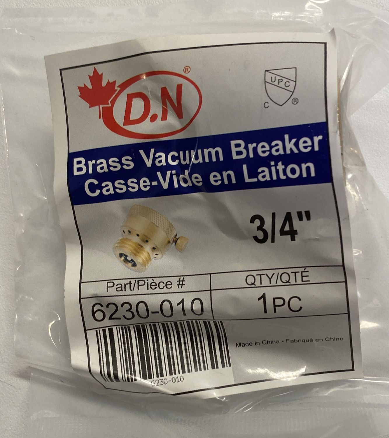 Brass Vacuum Breaker 3/4" MHT