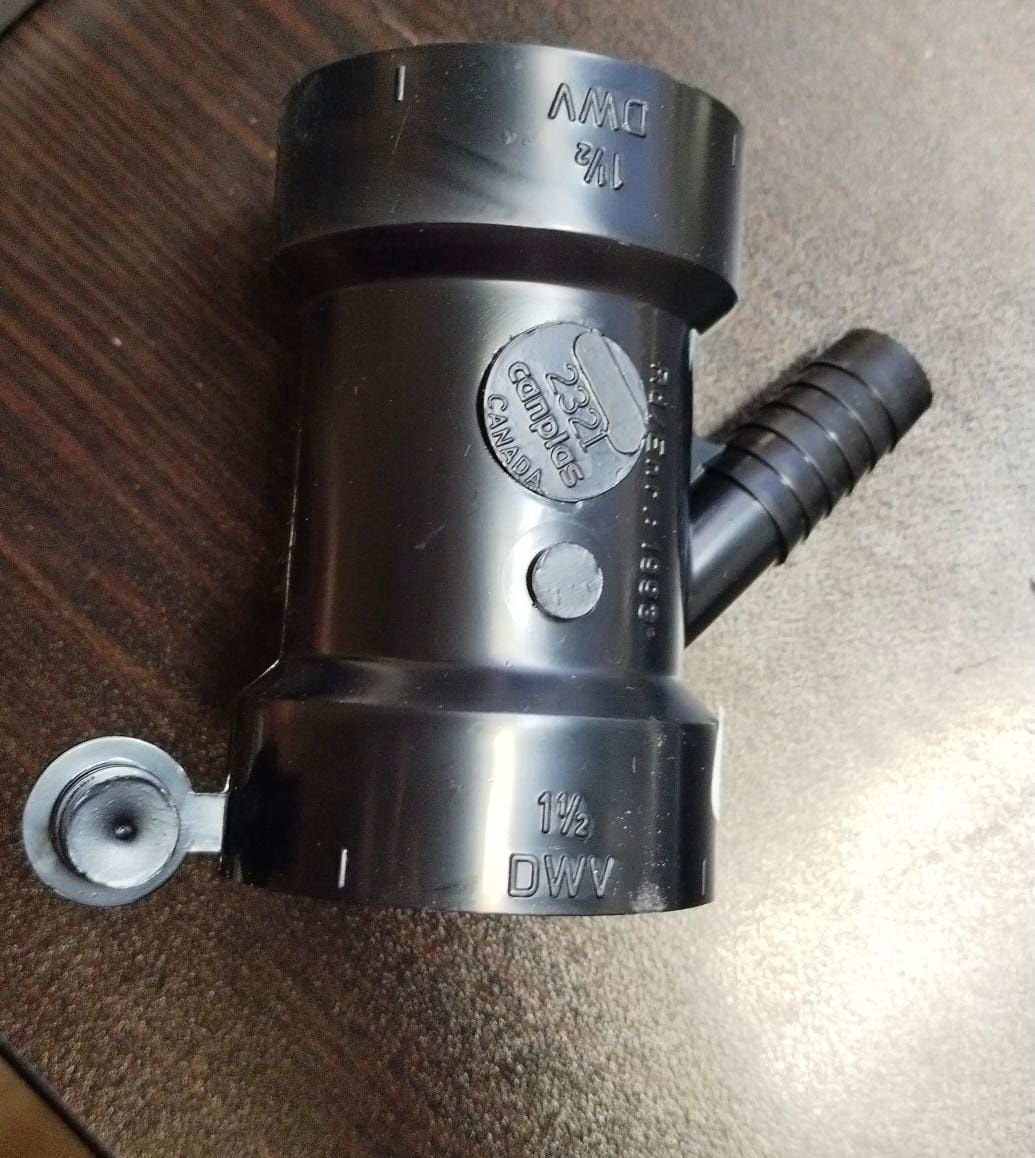 1.5 x 1/2  DW  WYE  HH  Hose bar