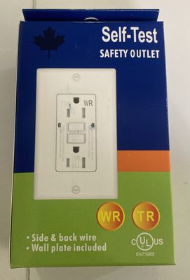 Self Test Safety Outlet GFCI 15AMP