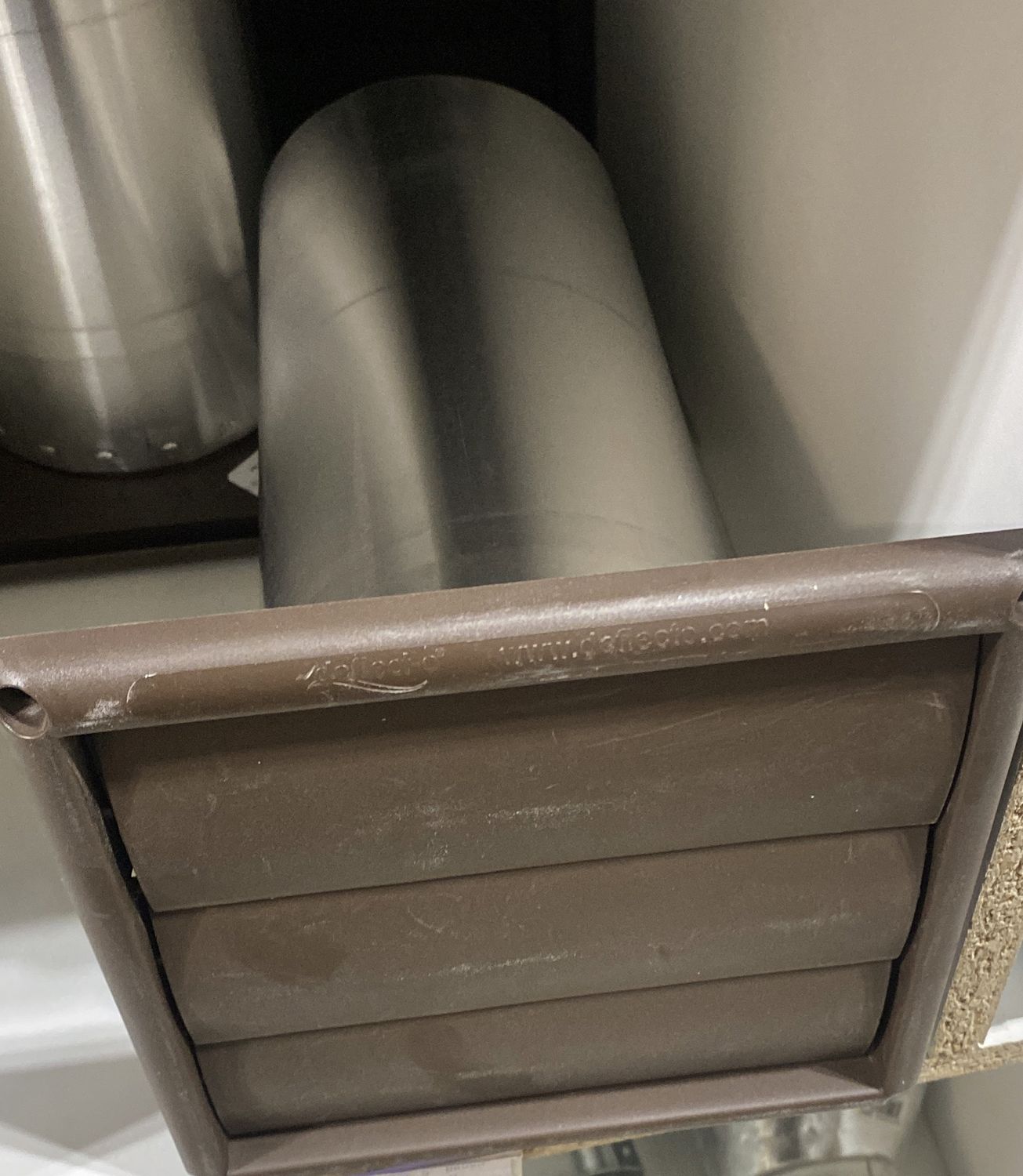 Exhaust Vent With Pipe 5” Brown