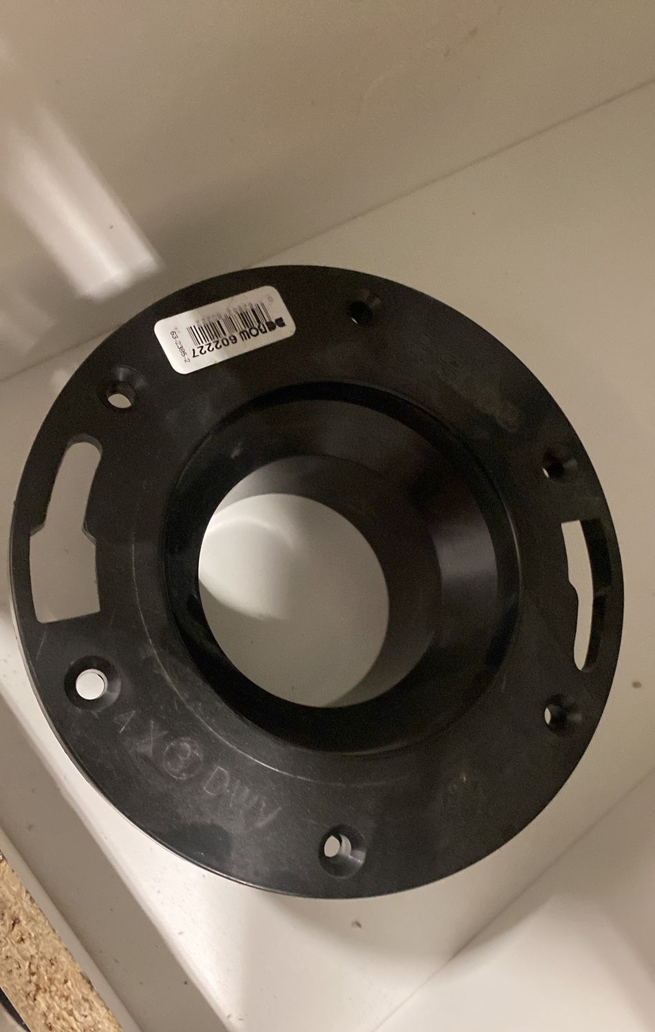 ABS FLANGE 4x3 spigot