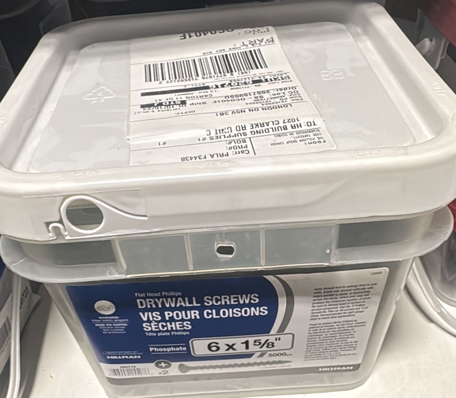 6 x 1 5/8 Drywall Screws