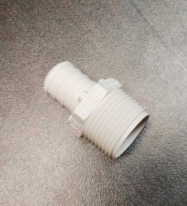3/4" Poly-Alloy PEX X MPT Adapter