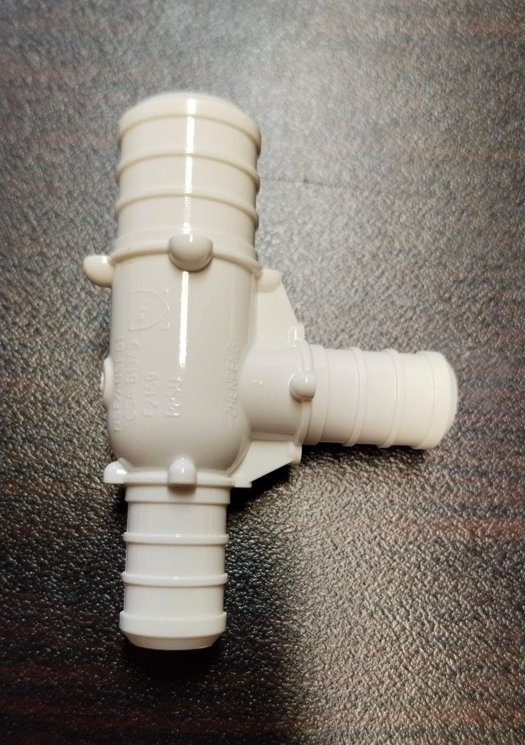 3/4" x 1/2" x 1/2" Poly-Alloy PEX TEE